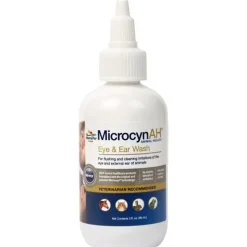 MicrocynAH Ear & Eye Wash For Pets (3 oz)