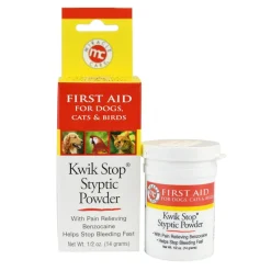 Miracle Care Kwik-Stop Styptic Powder for Dogs, Cats & Birds