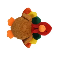 Multipet Harvest Knobby Noggin Turkey Dog Toy