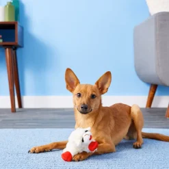Multipet Lamb Chop Plush Squeaky Dog Toy