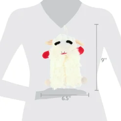 Multipet Lamb Chop Squeaker Mat Plush Dog Toy 9