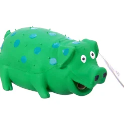 Multipet Latex Globlet Grunting Pig Toy For Dogs- Assorted Colors