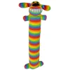 MultiPet Loofa Dog 12" Rainbow Plush Toy For Dogs (1 ct)