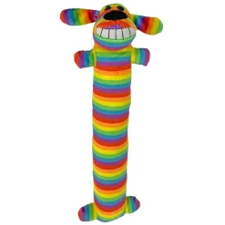 MultiPet Loofa Dog 12" Rainbow Plush Toy For Dogs (1 ct)