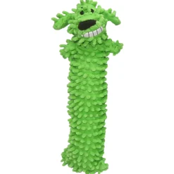 Multipet Loofa Floppy Light-Weight Stuffing-Free Plush Toy For Dogs (Color Varies), 12 inches