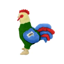 MultiPet Margaritaville Seaside Animals Plish Dog Toy, Assorted Animals (Pelican, Rooster, Manatee) 9", One Toy