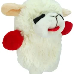 MultiPet Mini Lamb Chop Crinkle Dog Toy 6" (X-Small)