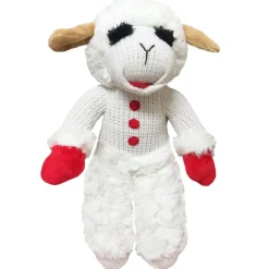 Multipet Standing Lamb Chop Plush Squeaky Toy For Dogs
