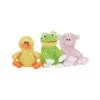 MutliPet Floppy Moppy Plush Dog Toy, Assorted Animals, 7.5"