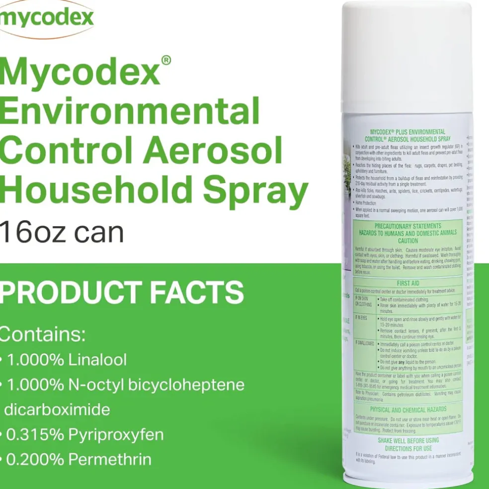 Mycodex Plus Environmental Control Aerosol Household Spray (16-oz)