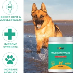 MYOS Canine Muscle & Joint Formula with Green Lipid Mussel