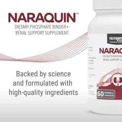 Naraquin Dietary Phosphate Binder+Renal Support (60 capsules)