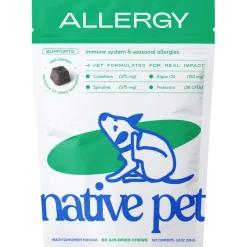Native Pet Allergy Seasonal Skin Allergies Supplement for Dogs