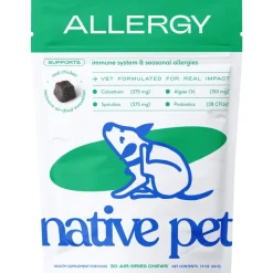 Native Pet Allergy Seasonal Skin Allergies Supplement for Dogs