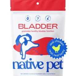Native Pet Bladder Urinary Tracts Chicken Chews Dog Supplement