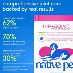Native Pet Hip & Joint Advanced Care for Dogs