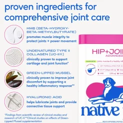Native Pet Hip & Joint Advanced Care for Dogs