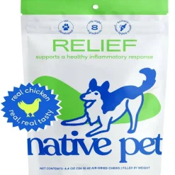 Native Pet Relief Joint Support Chicken Chews For Dogs