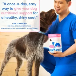 Native Pet Skin + Coat Healthy Skin Chews for Dogs