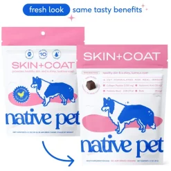 Native Pet Skin + Coat Healthy Skin Chews for Dogs