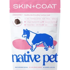 Native Pet Skin + Coat Healthy Skin Chews for Dogs