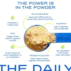 Native Pet The Daily Powder Supplement 11-in-1 Multivitamins for Dogs