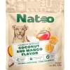 Natoo Crunchy Biscuits Coconut & Mango Flavor Dog Treats, 8-oz