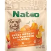 Natoo Crunchy Biscuits Sweet Potato & Pumpkin Flavor Dog Treats, 8-oz