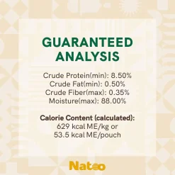 Natoo Meal Topper or Treat Chicken, Sweet Potato Broccoli in Broth Dog Food