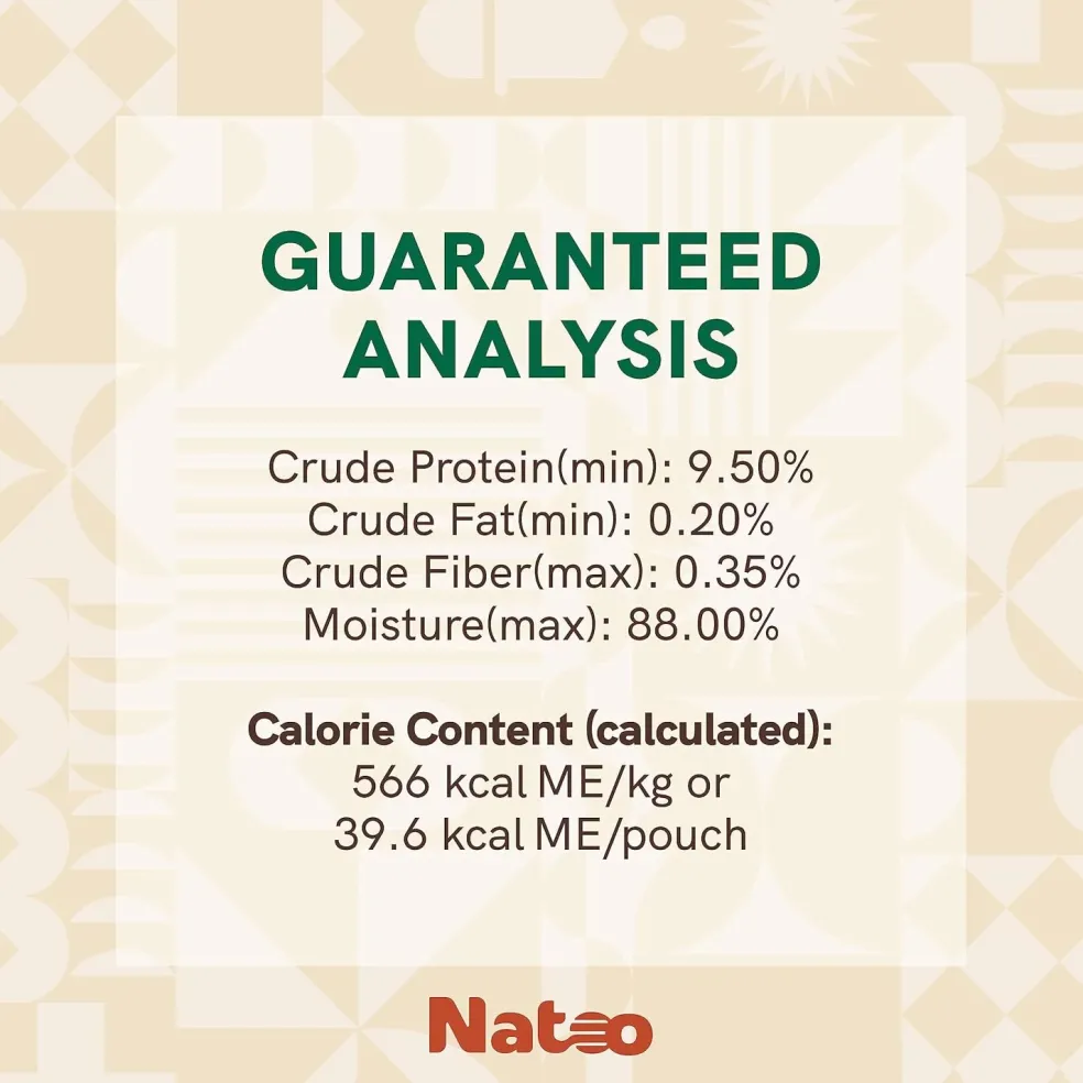 Natoo Meal Topper or Treat Tuna & Brown Rice in Broth Cat Food