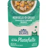 Natural Balance Pet Foods Original Ultra Platefulls Morsels in Gravy Wet Cat Food Pouch Chicken & Pumpkin, 3-oz case of 24