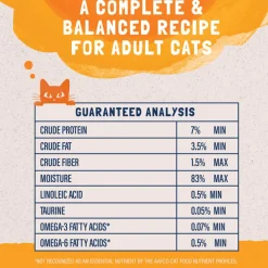 Natural Balance Pet Foods Original Ultra Platefulls Morsels in Gravy Wet Cat Food Pouch Duck, Chicken, & Pumpkin, 3-oz case of 24