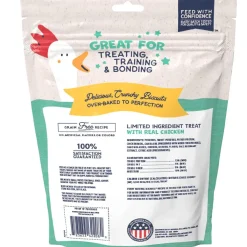 Natural Balance Pet Foods Rewards Bite-Size Crunchy Biscuits Small Breed Dog Treats Chicken, 8-oz