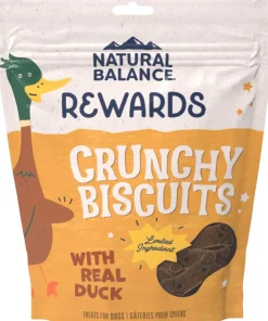 Natural Balance Rewards Crunchy Biscuits with Real Duck Dog Treats