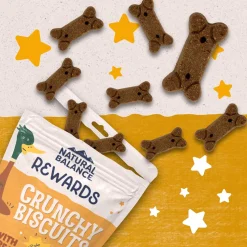 Natural Balance Rewards Crunchy Biscuits with Real Duck Dog Treats