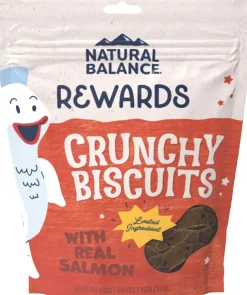 Natural Balance Rewards Crunchy Biscuits with Real Salmon Dog Treats
