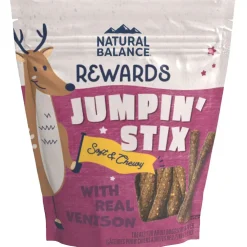 Natural Balance Rewards Jumpin' Stix Soft & Chewy with Real Venison Dog Treats