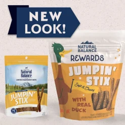 Natural Balance Rewards Jumpin' Stix Soft & Meaty with Real Duck Dog Treats