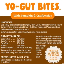 Natural Balance Yo-Gut Bites Crunchy Dogs Treats