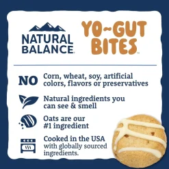 Natural Balance Yo-Gut Bites Crunchy Dogs Treats