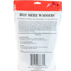 Natural Cravings Beef Sizzle Waggers Soft Jerky Sticks for Dogs, 12-oz