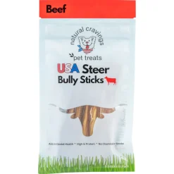 Natural Cravings USA Steer Bully Sticks Dog Chew 5