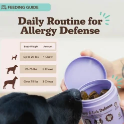 Natural Dog Company Allergy & Itch Defense for Dogs (90 soft chews)