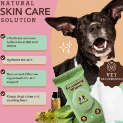 Natural Dog Company Extra Large Grooming Wipes (50 wipes)