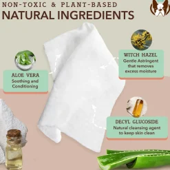 Natural Dog Company Extra Large Grooming Wipes (50 wipes)