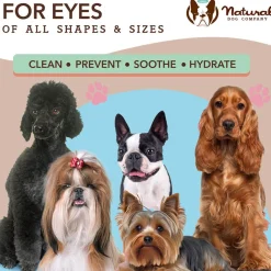 Natural Dog Company Eye Wipes for Dogs (90 wipes)