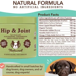Natural Dog Company Hip & Joint Soft Chews for Dogs (90 Chews)