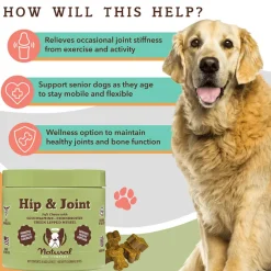 Natural Dog Company Hip & Joint Soft Chews for Dogs (90 Chews)