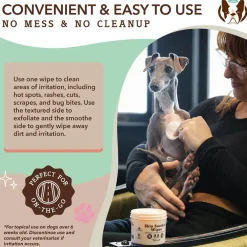 Natural Dog Company Skin Soother Wipes (100 Wipes)