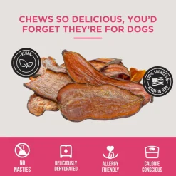 Natural Rapport The Only Dehydrated Sweet Potato Chews Dogs Need
